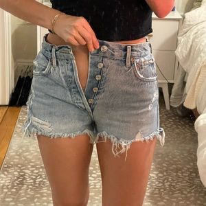 Agolde jaden high rise short